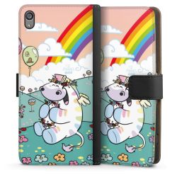 Sideflip mit langer Lasche schwarz