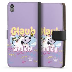 Sideflip mit langer Lasche schwarz