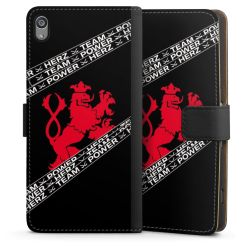 Sideflip mit langer Lasche schwarz