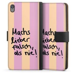 Sideflip mit langer Lasche schwarz