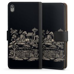 Sideflip mit langer Lasche schwarz