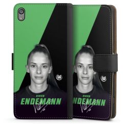 Sideflip mit langer Lasche schwarz