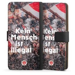 Sideflip mit langer Lasche schwarz