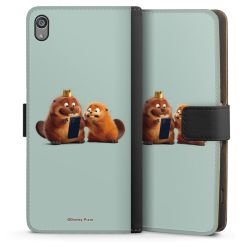 Sideflip mit langer Lasche schwarz