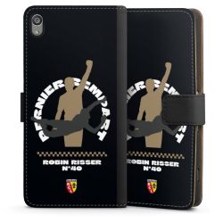 Sideflip mit langer Lasche schwarz