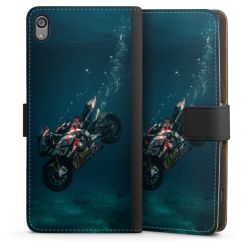 Sideflip mit langer Lasche schwarz