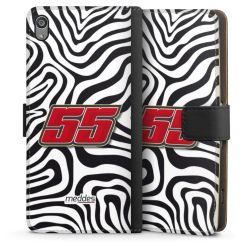 Sideflip mit langer Lasche schwarz