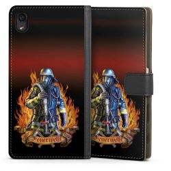 Sideflip mit langer Lasche schwarz