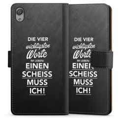 Sideflip mit langer Lasche schwarz