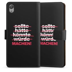 Sideflip mit langer Lasche schwarz