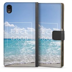 Sideflip mit langer Lasche schwarz