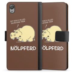 Sideflip mit langer Lasche schwarz