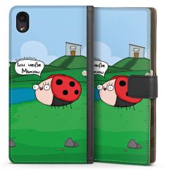 Sideflip mit langer Lasche schwarz