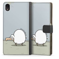 Sideflip mit langer Lasche schwarz