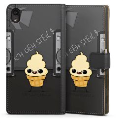 Sideflip mit langer Lasche schwarz