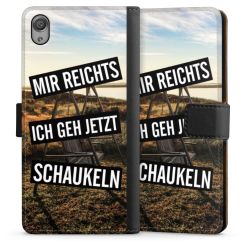 Sideflip mit langer Lasche schwarz