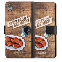 Sideflip mit langer Lasche schwarz