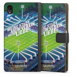 Sideflip mit langer Lasche schwarz