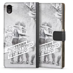 Sideflip mit langer Lasche schwarz