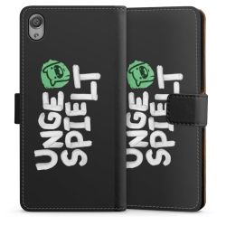 Sideflip mit langer Lasche schwarz