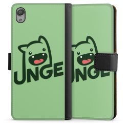 Sideflip mit langer Lasche schwarz