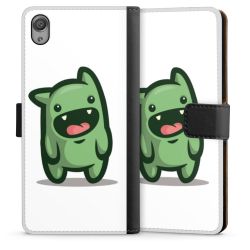 Sideflip mit langer Lasche schwarz