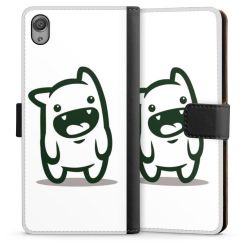 Sideflip mit langer Lasche schwarz