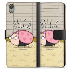 Sideflip mit langer Lasche schwarz