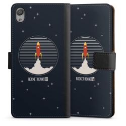 Sideflip mit langer Lasche schwarz