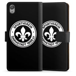 Sideflip mit langer Lasche schwarz