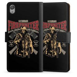 Sideflip mit langer Lasche schwarz