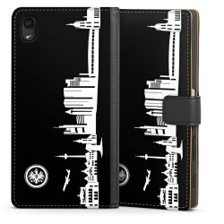 Sideflip mit langer Lasche schwarz