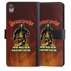 Sideflip mit langer Lasche schwarz