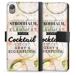 Sideflip mit langer Lasche schwarz