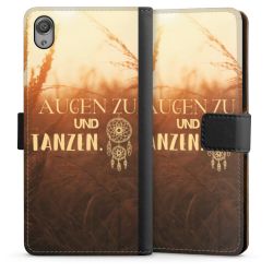 Sideflip mit langer Lasche schwarz