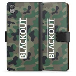 Sideflip mit langer Lasche schwarz