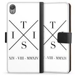 Sideflip mit langer Lasche schwarz