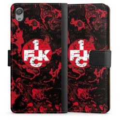 Sideflip mit langer Lasche schwarz