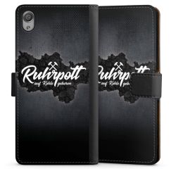 Sideflip mit langer Lasche schwarz