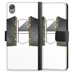 Sideflip mit langer Lasche schwarz