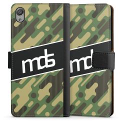 Sideflip mit langer Lasche schwarz