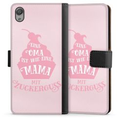 Sideflip mit langer Lasche schwarz