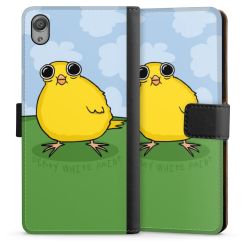 Sideflip mit langer Lasche schwarz