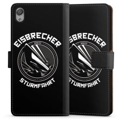 Sideflip mit langer Lasche schwarz