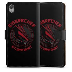 Sideflip mit langer Lasche schwarz