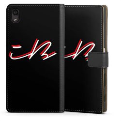 Sideflip mit langer Lasche schwarz