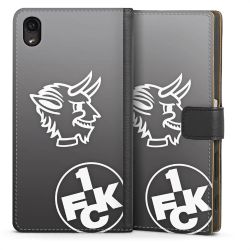 Sideflip mit langer Lasche schwarz