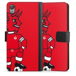 Sideflip mit langer Lasche schwarz