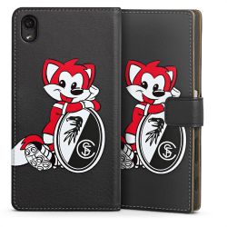 Sideflip mit langer Lasche schwarz