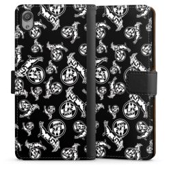 Sideflip mit langer Lasche schwarz